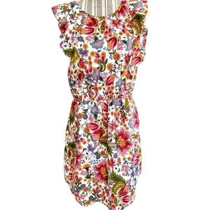 City Streets dress, 100% cotton, cute, casual style,ruffle detail front & back